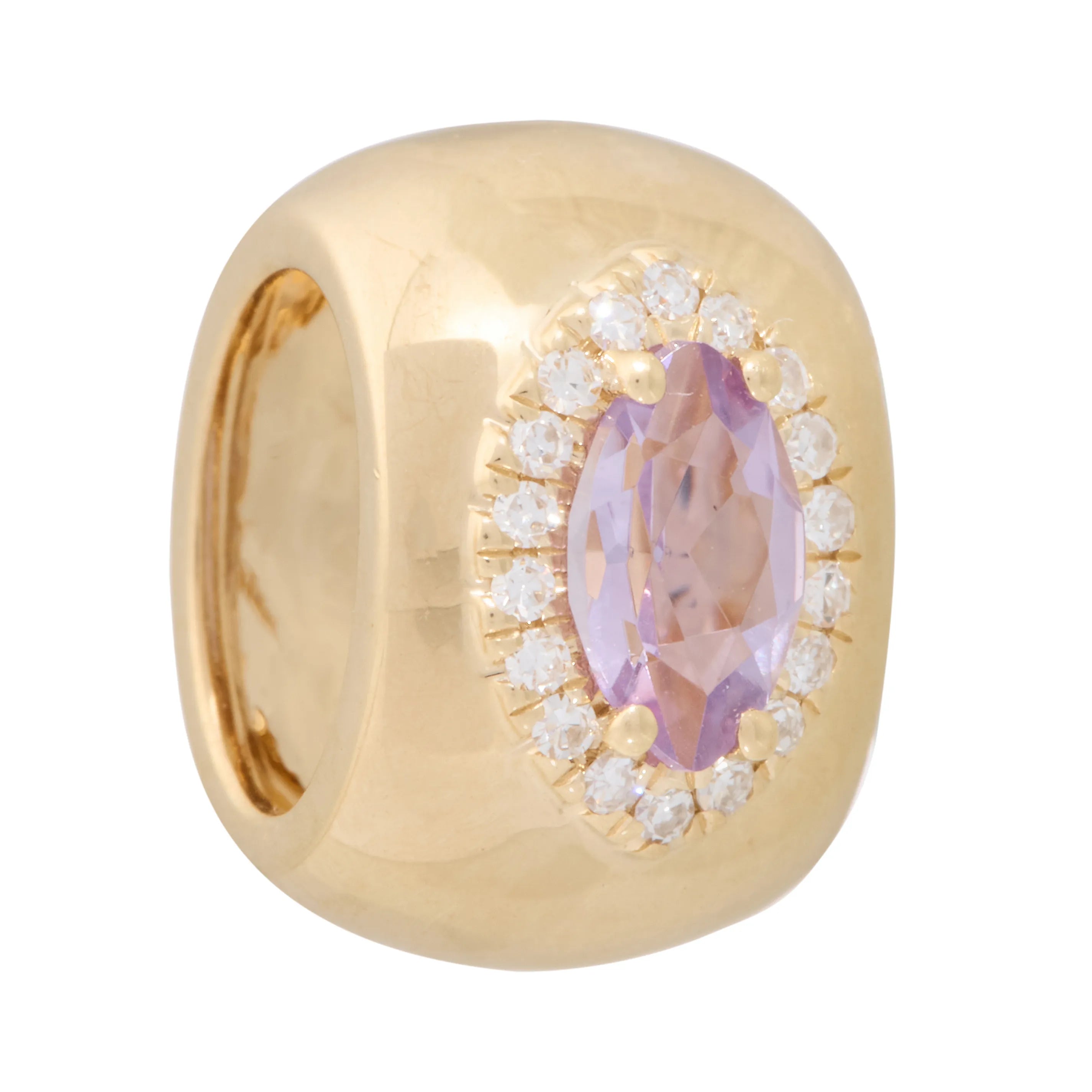 Marquise Amethyst and Diamond Glider