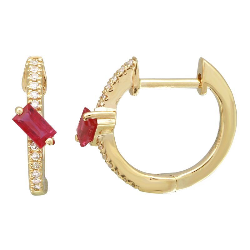 Joie Sapphire Baguette Huggies