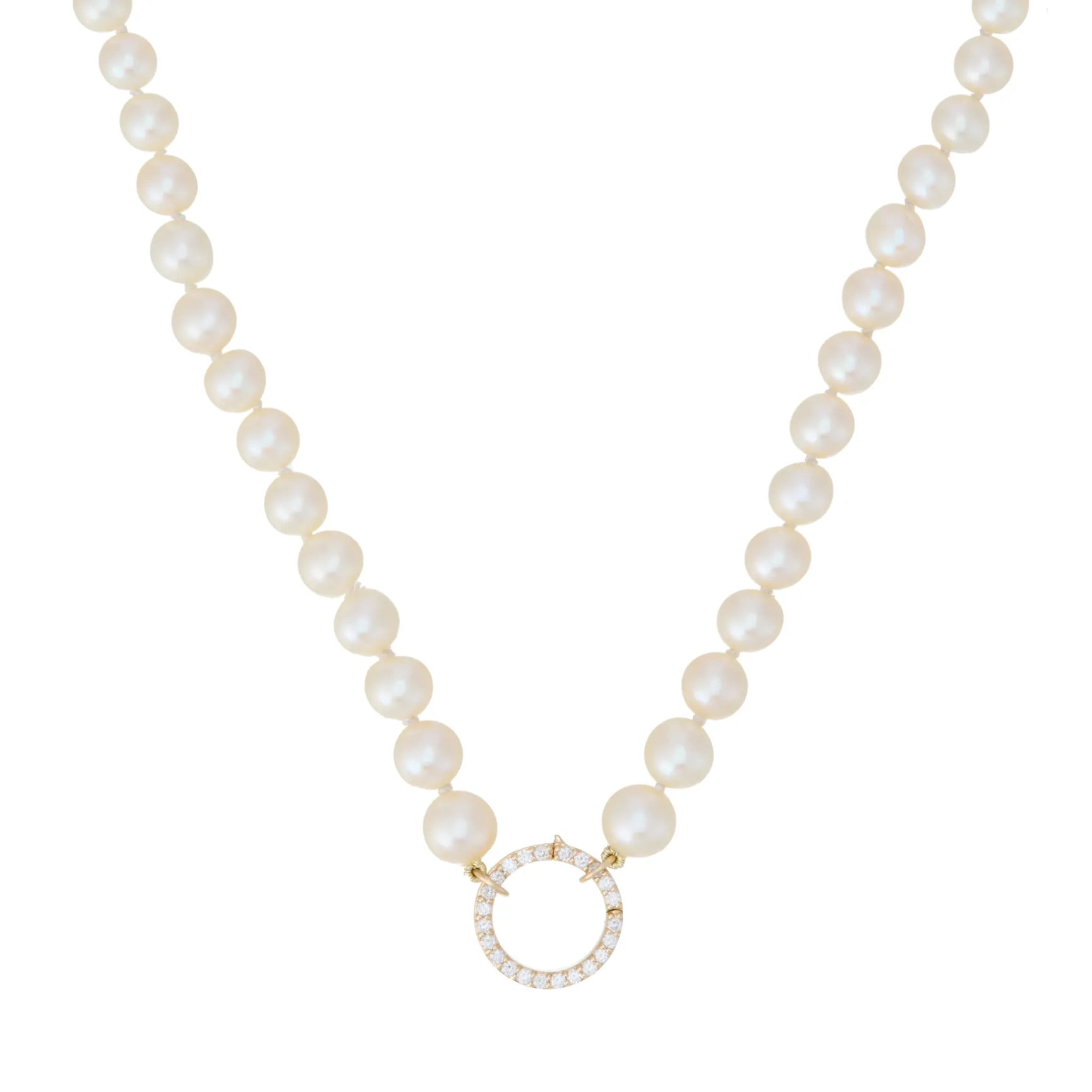 Heirloom Pearl and Diamond Necklace