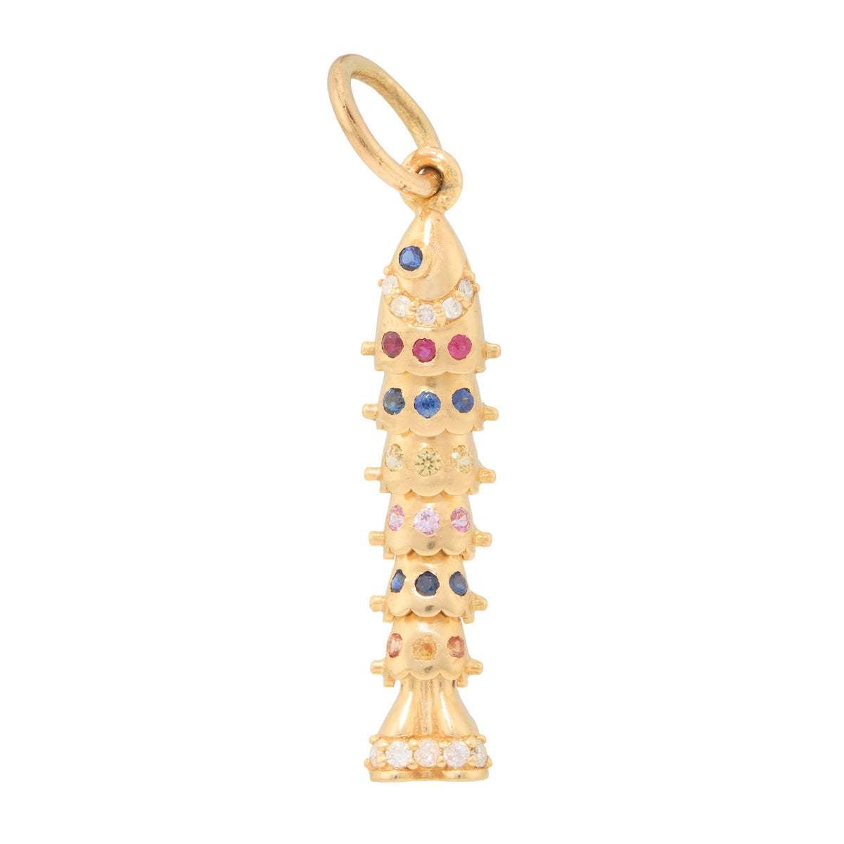 Petite Rainbow Lucky Fish Charm