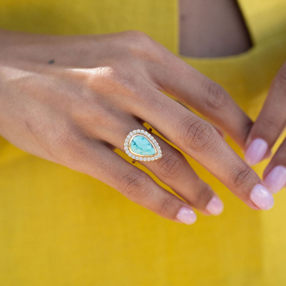 Turquoise Love Ring