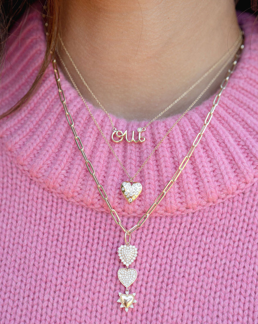 Oui Necklace with diamond detail
