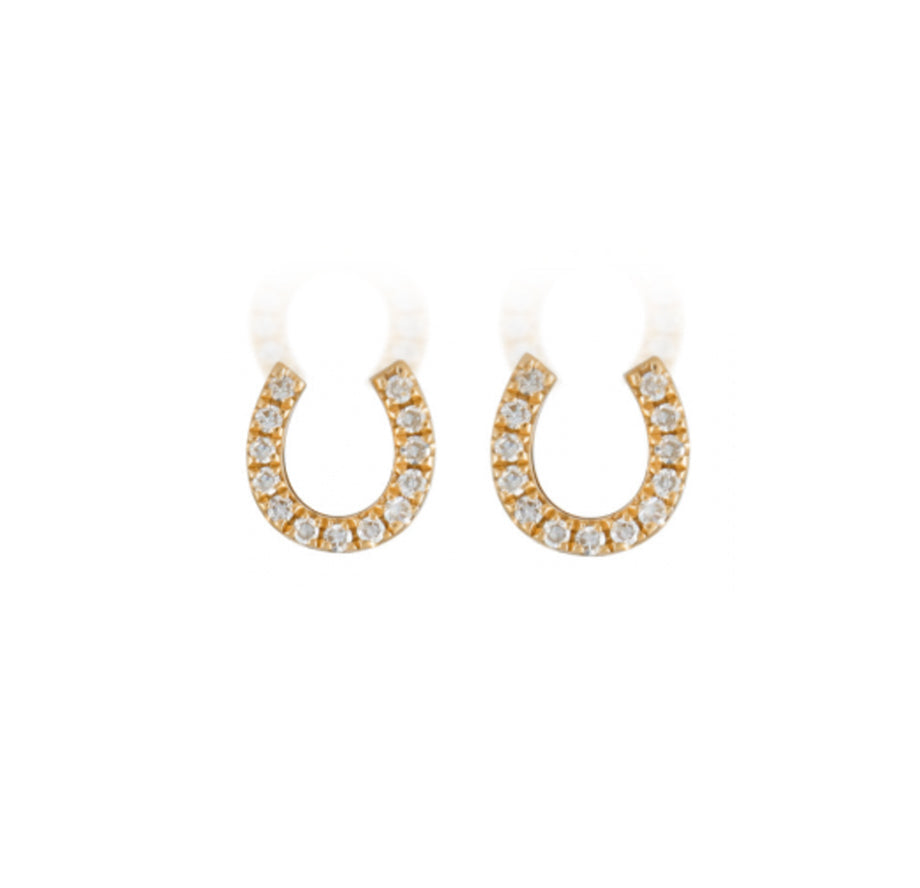 Petite Horseshoe Studs