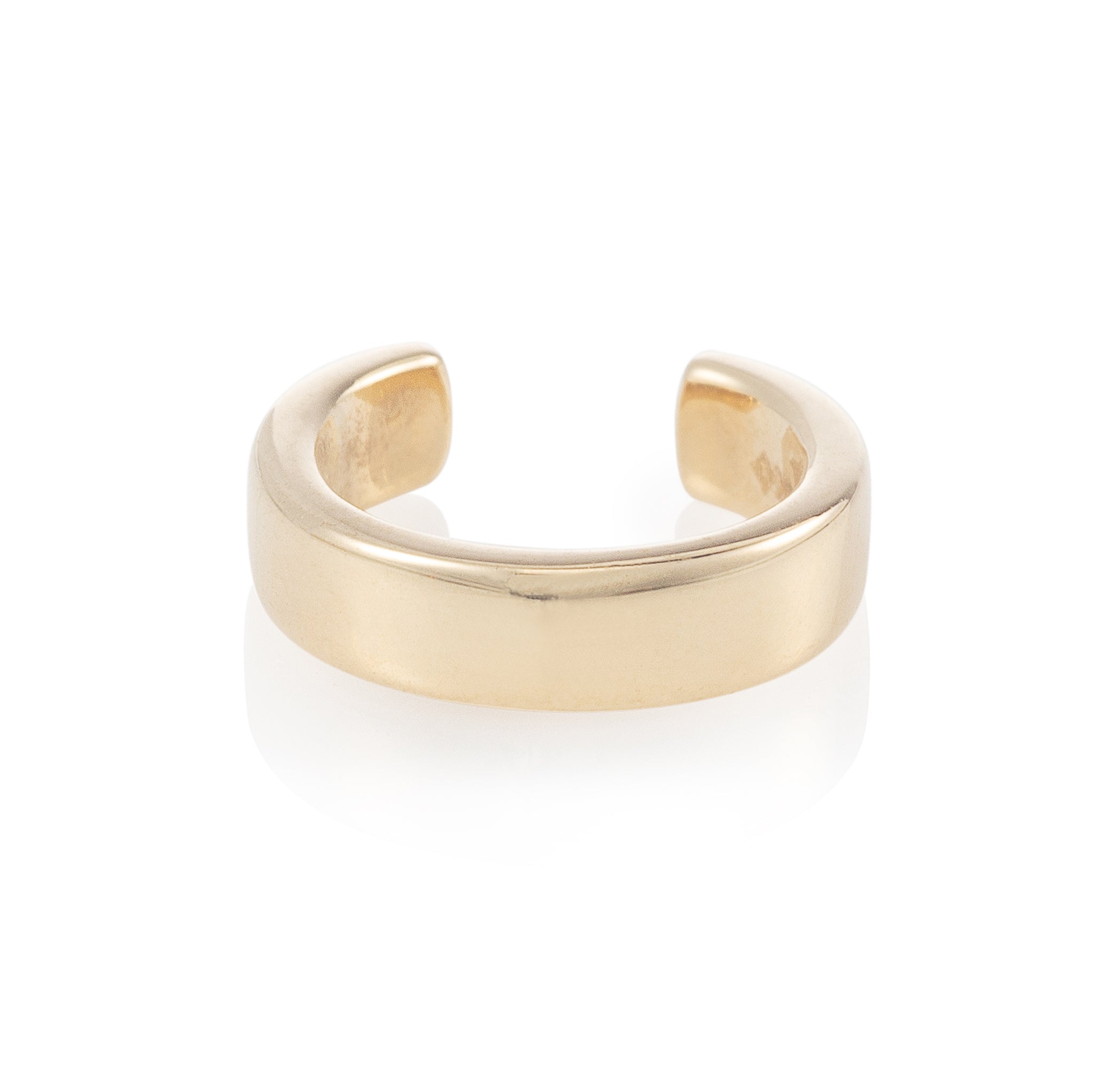 Thick Solid Gold Ear Cuff