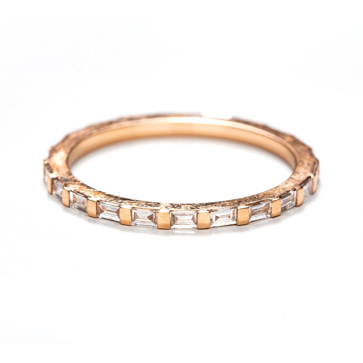 East West Baguette Eternity Band-Rings-Zofia Day Co.