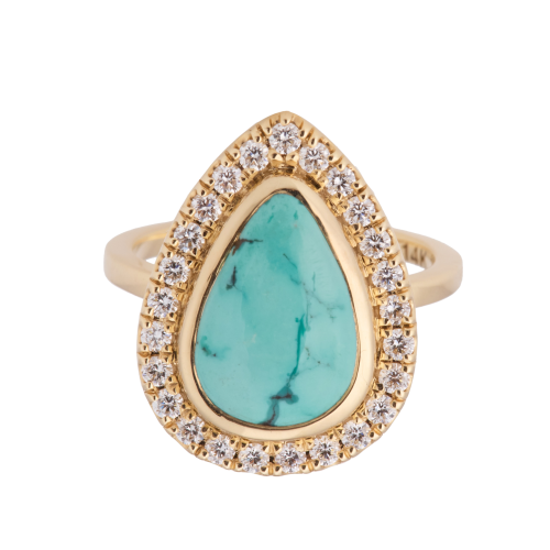 Turquoise Love Ring