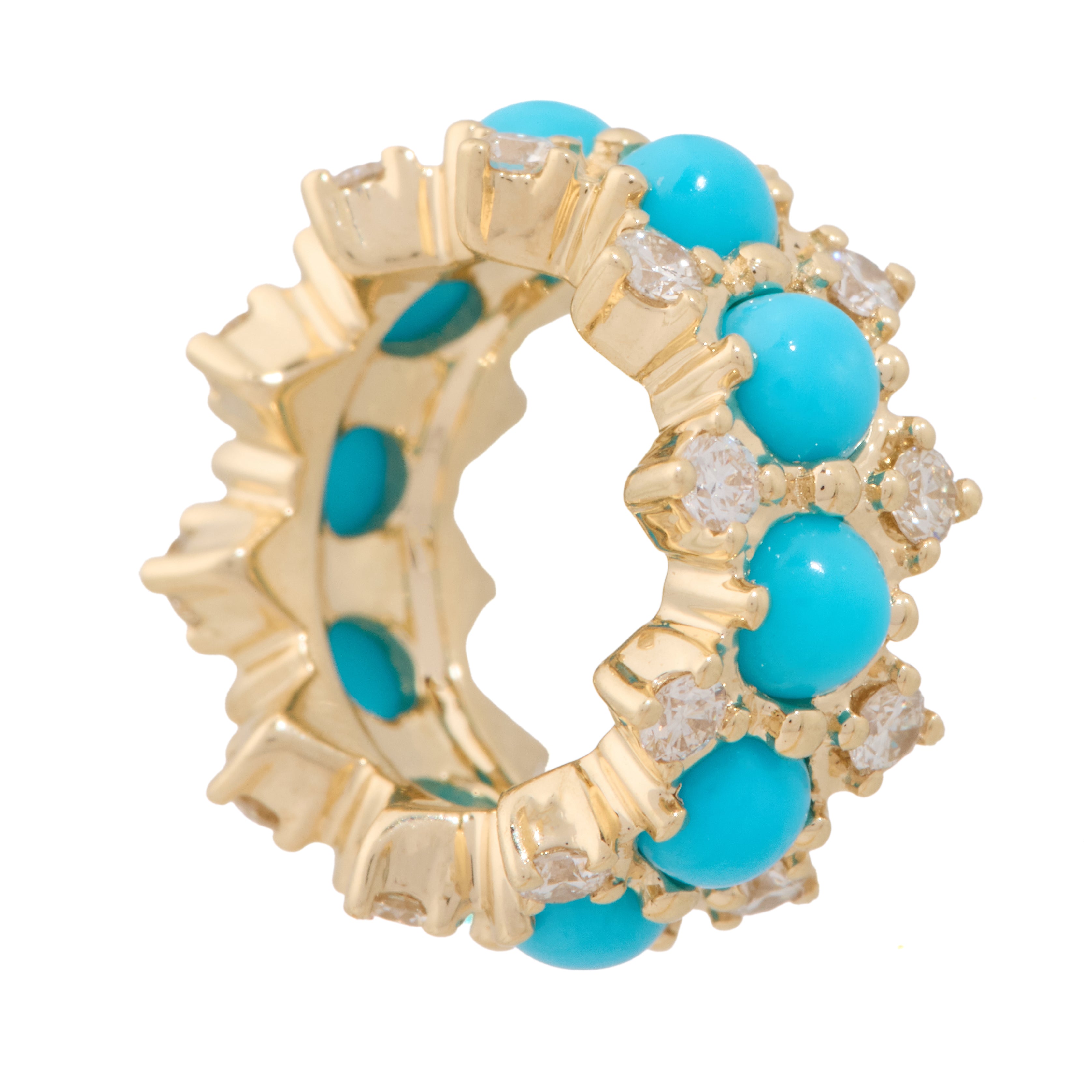 Turquoise and Diamond Fence Glider