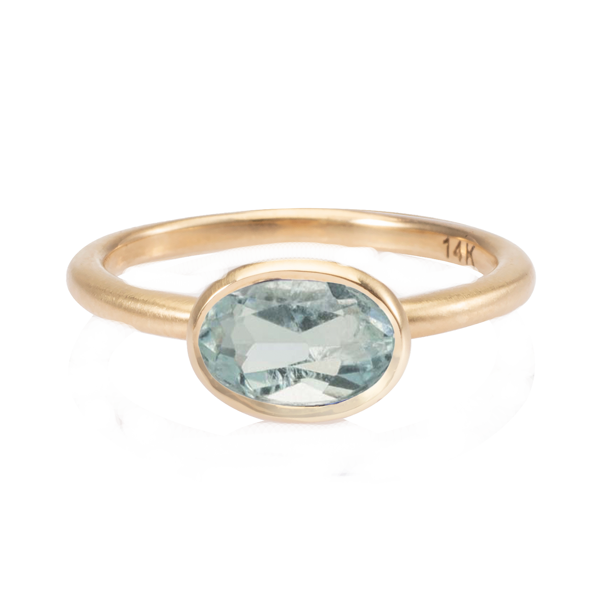 Charm Aquamarine Ring