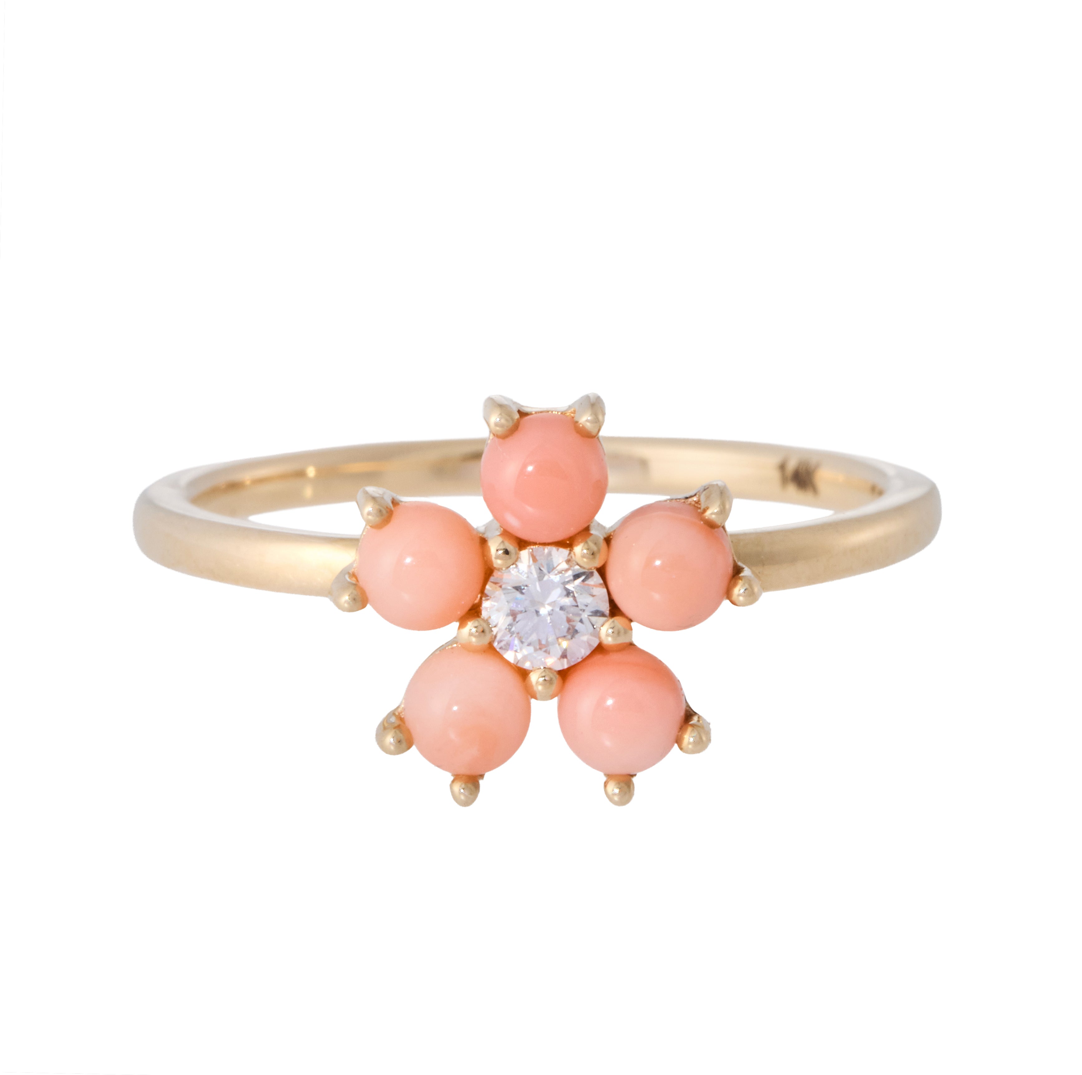 Coral Bambi Ring