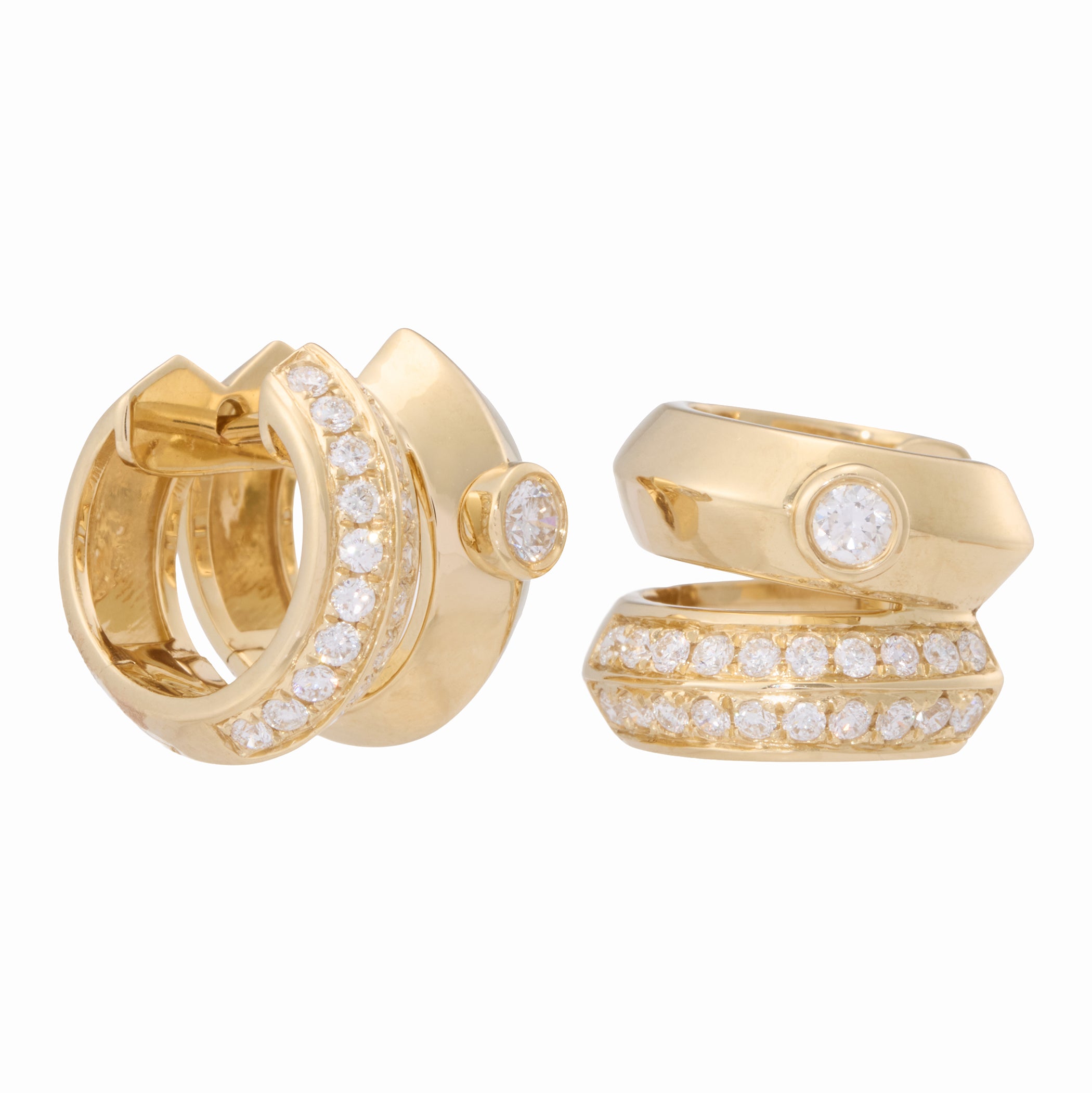 Deco Tapered Double Row Huggies