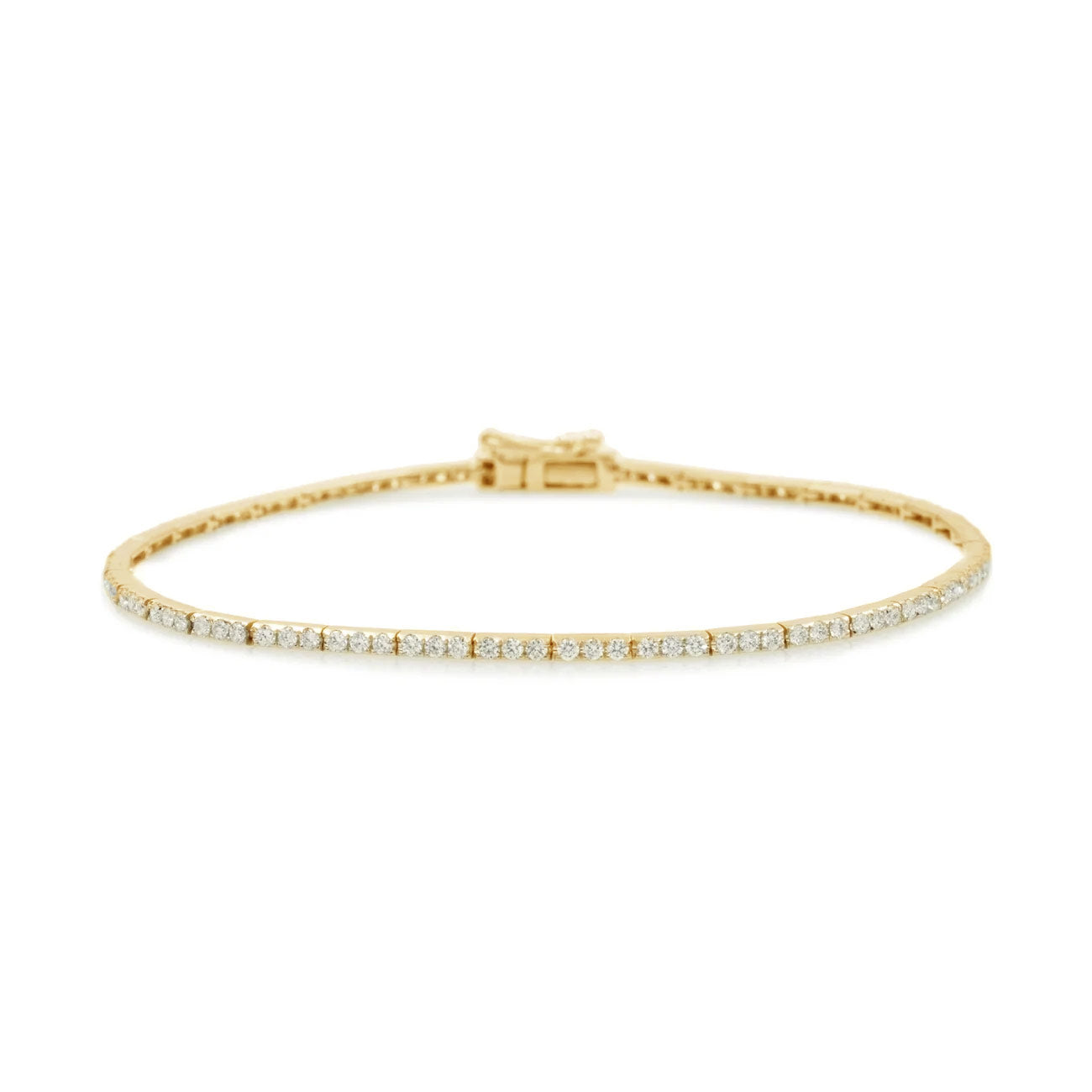 Diamond Ribbon Tennis Bracelet