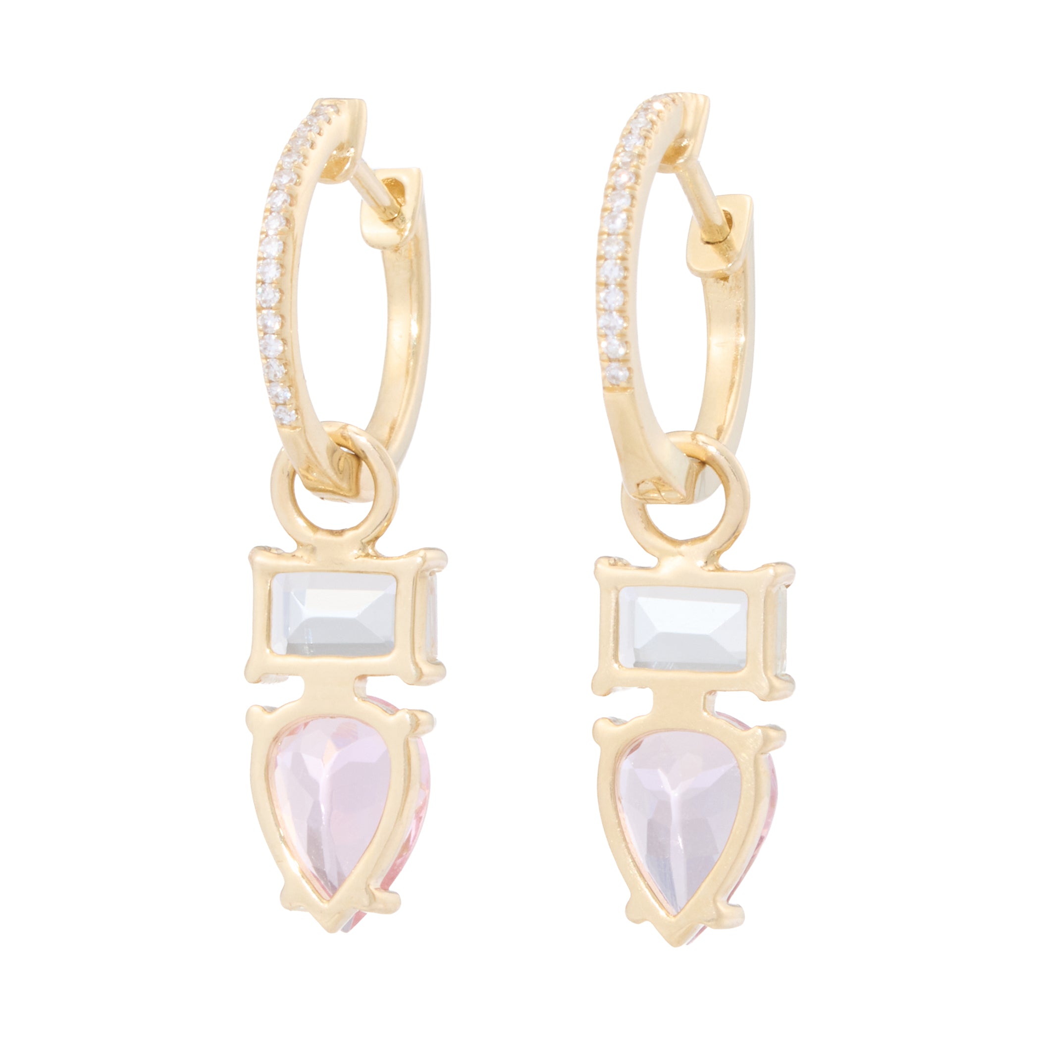 Kaia Blush Drop Earrings