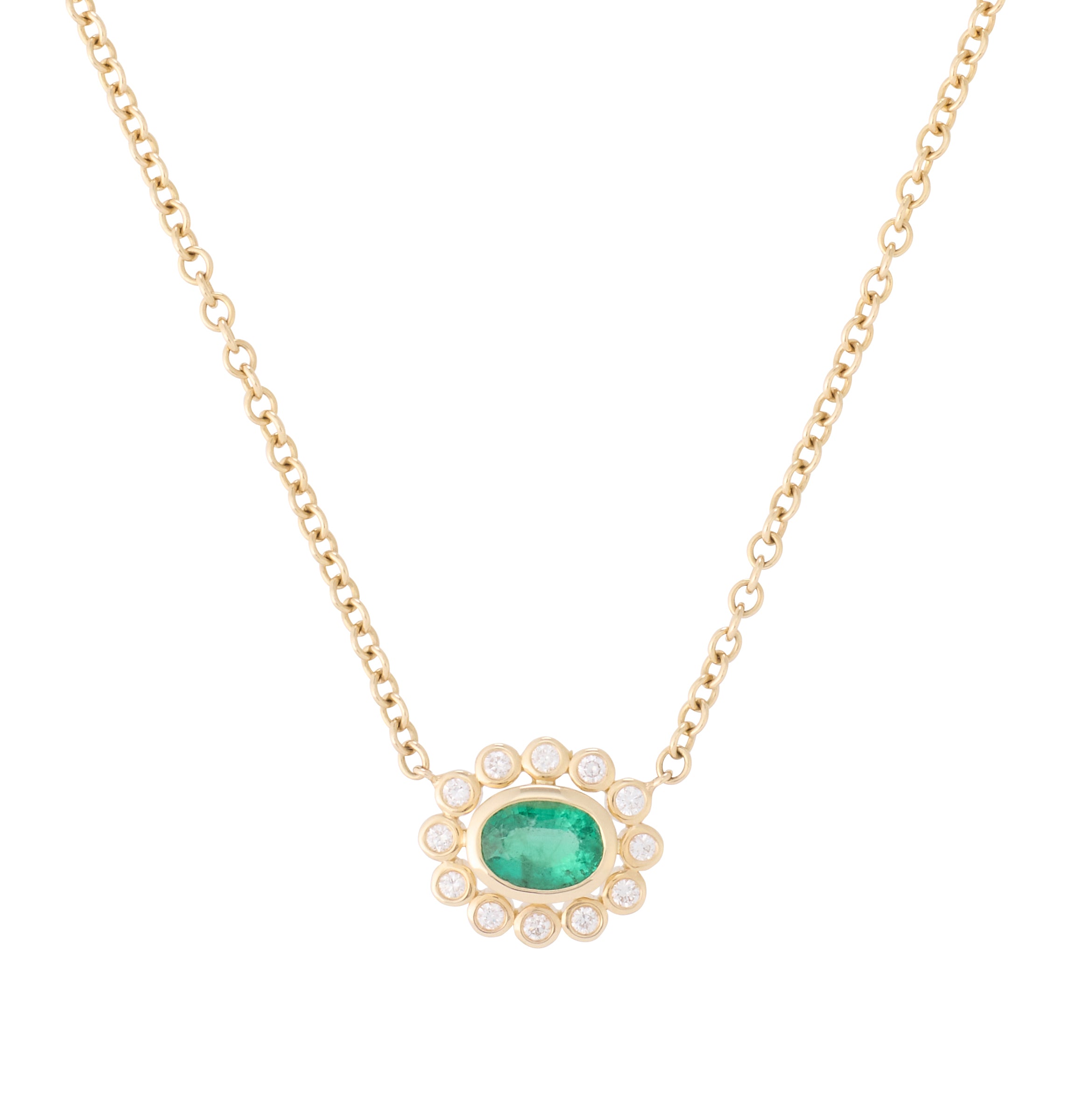 Emerald Posey Necklace