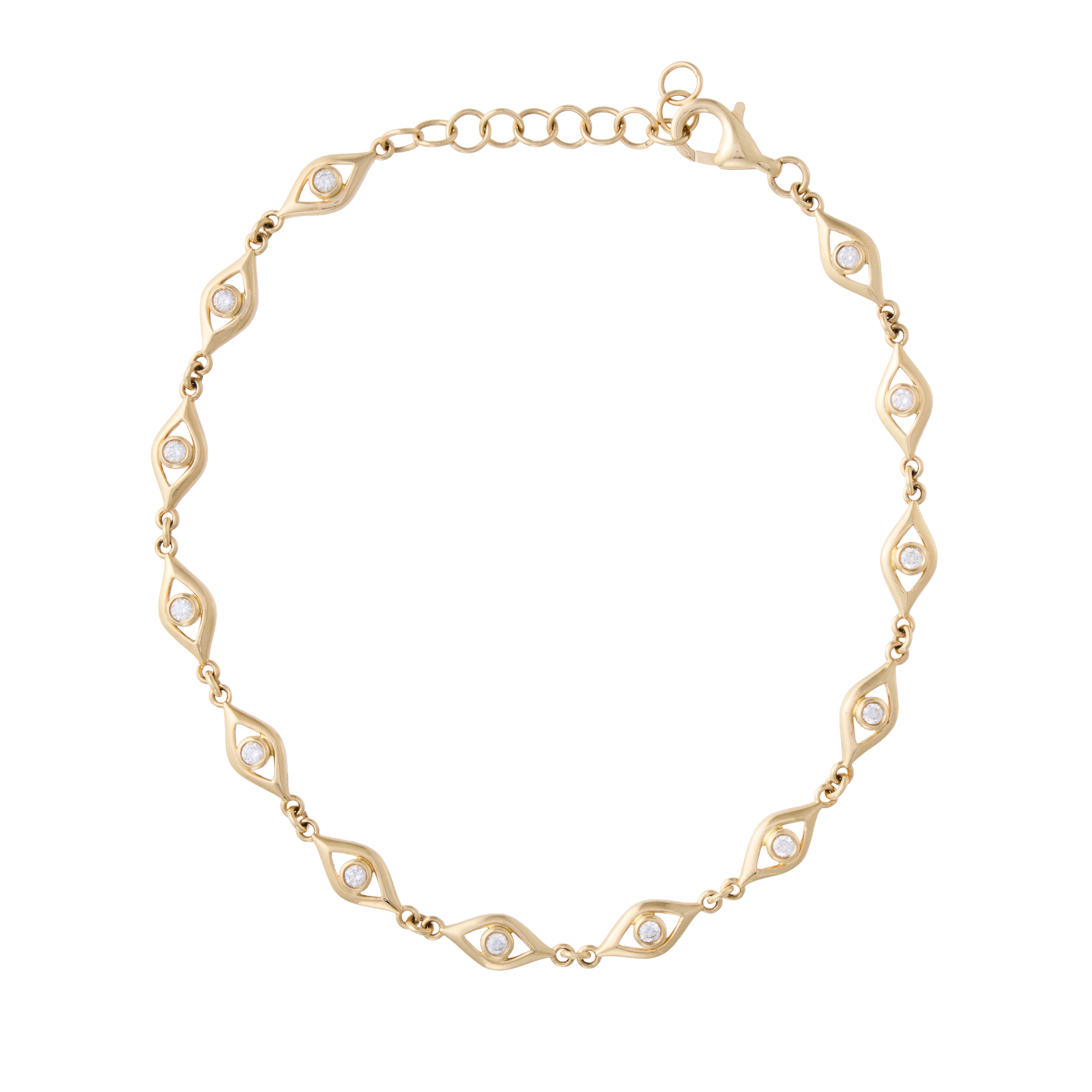 Open Evil Eye Bracelet