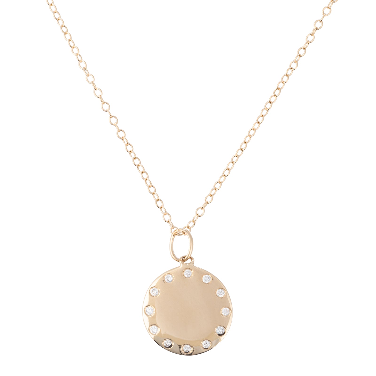 Diamond on sale dot necklace