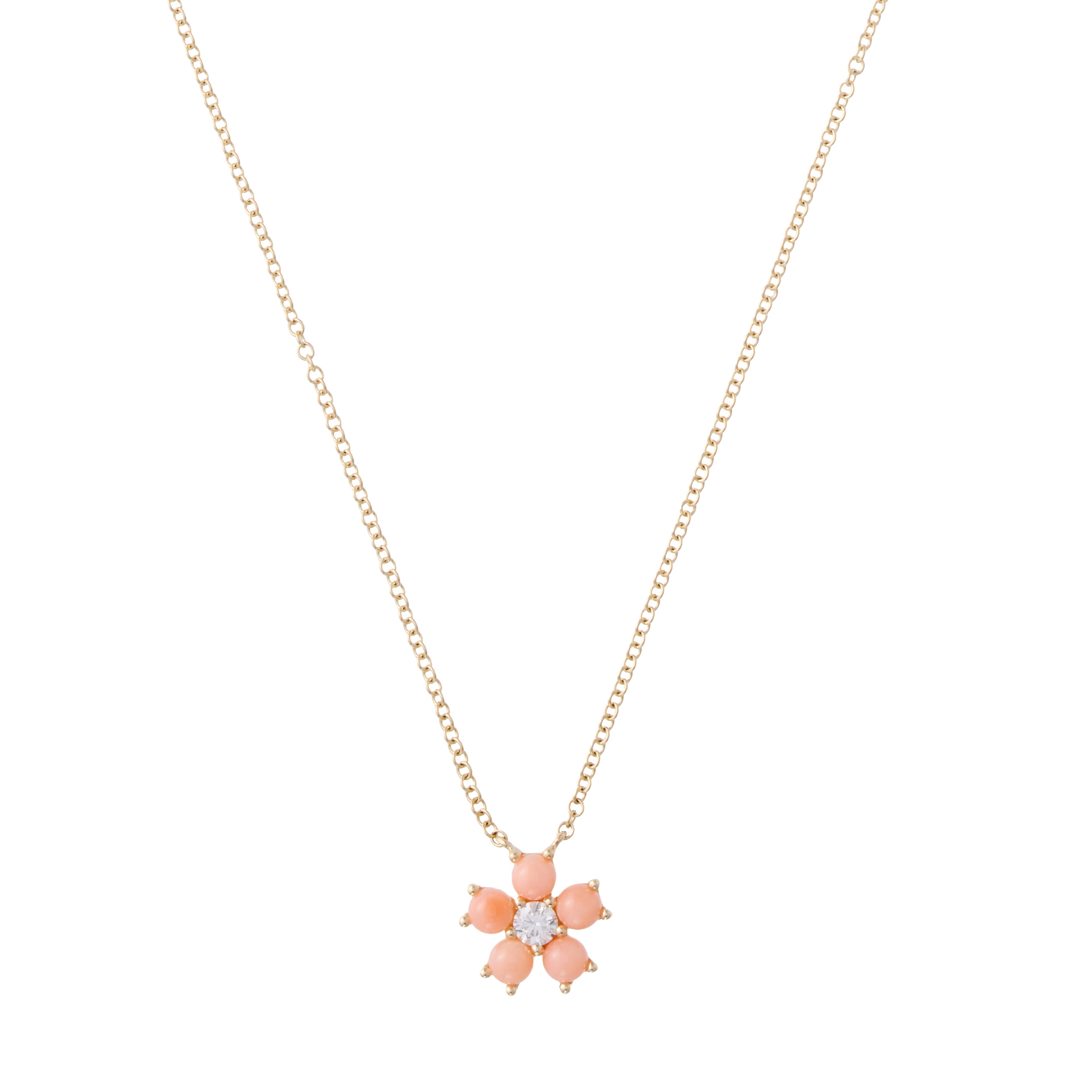 Single Coral Bambi Necklace