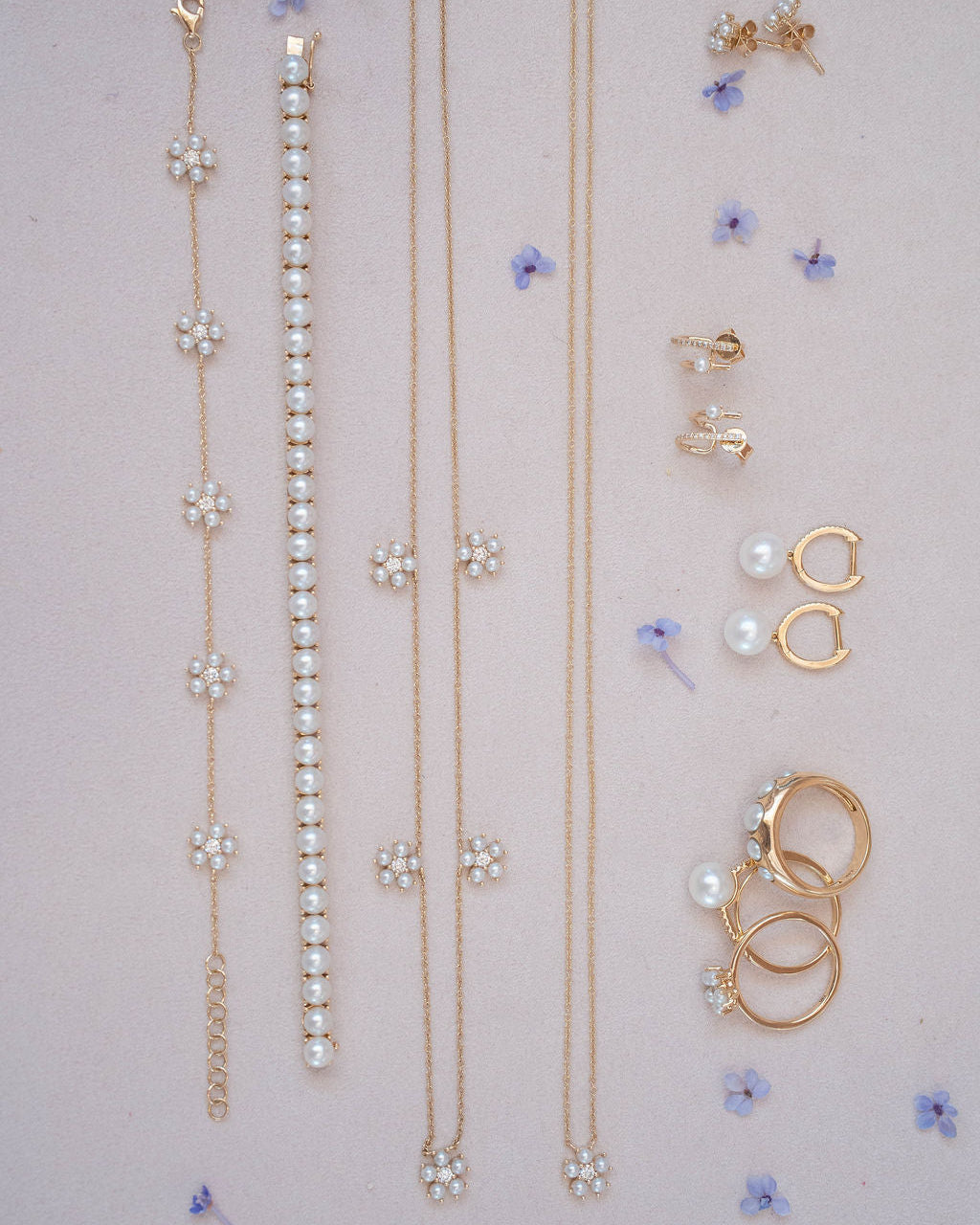 Multi Pearl Bambi Necklace