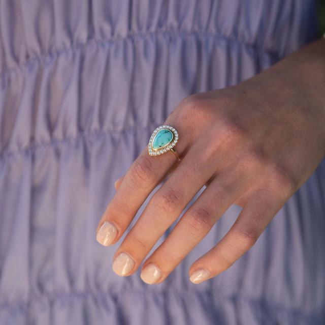Turquoise Love Ring