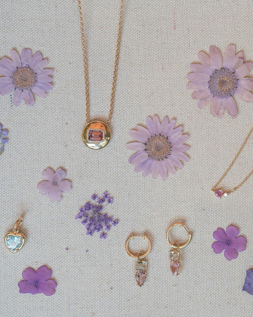 Kaia Blush Drop Earrings