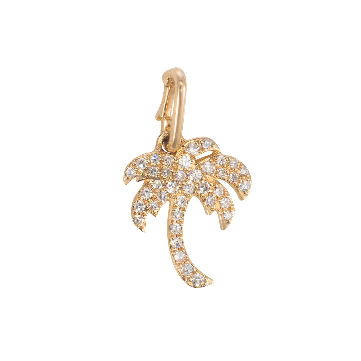 Diamond Palm Tree Charm