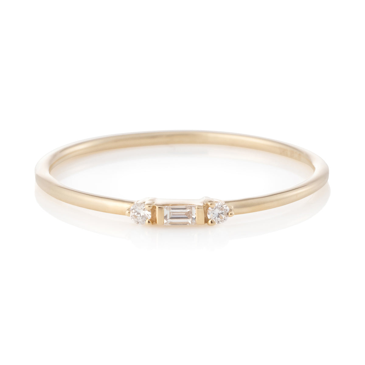 Didion Baguette and Diamond Band