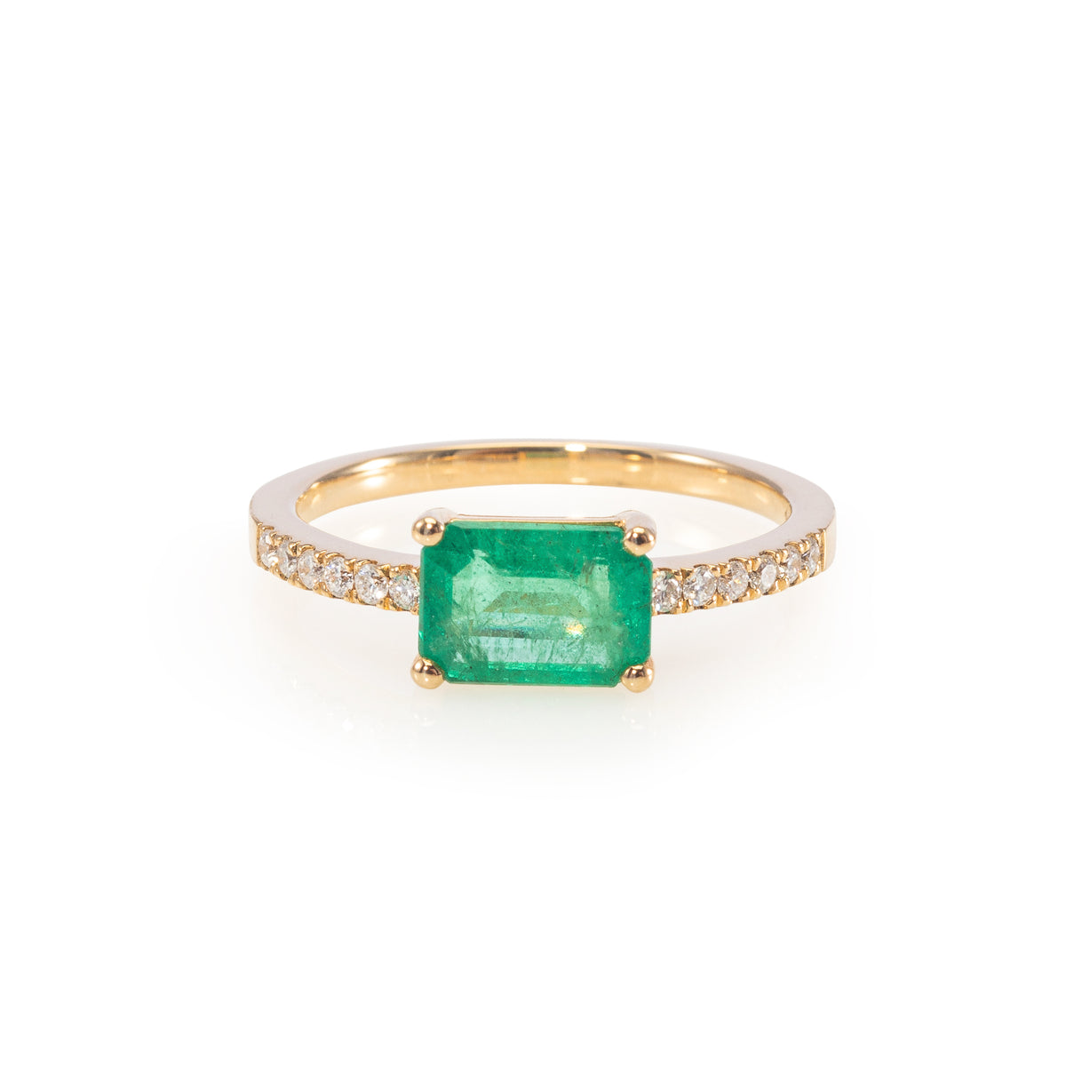 Emerald Cut Emerald Ring