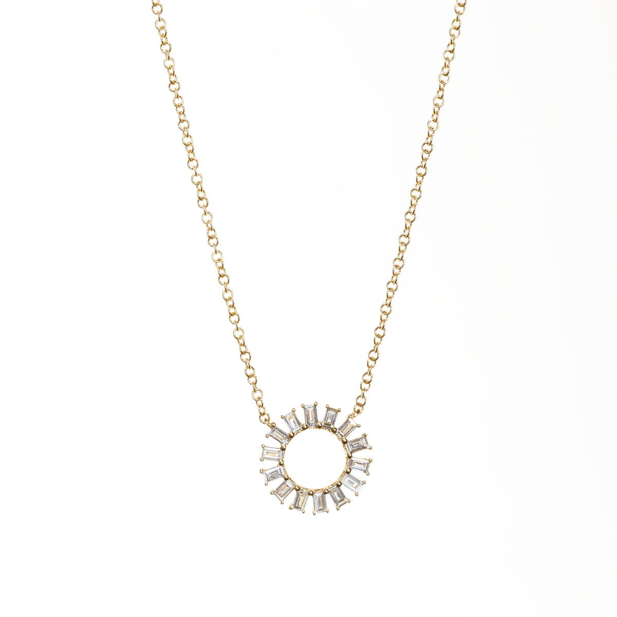 Petite Sunburst Necklace-Necklaces-Zofia Day Co.