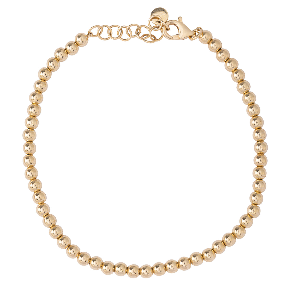 Jujube Gold Bead Bracelet