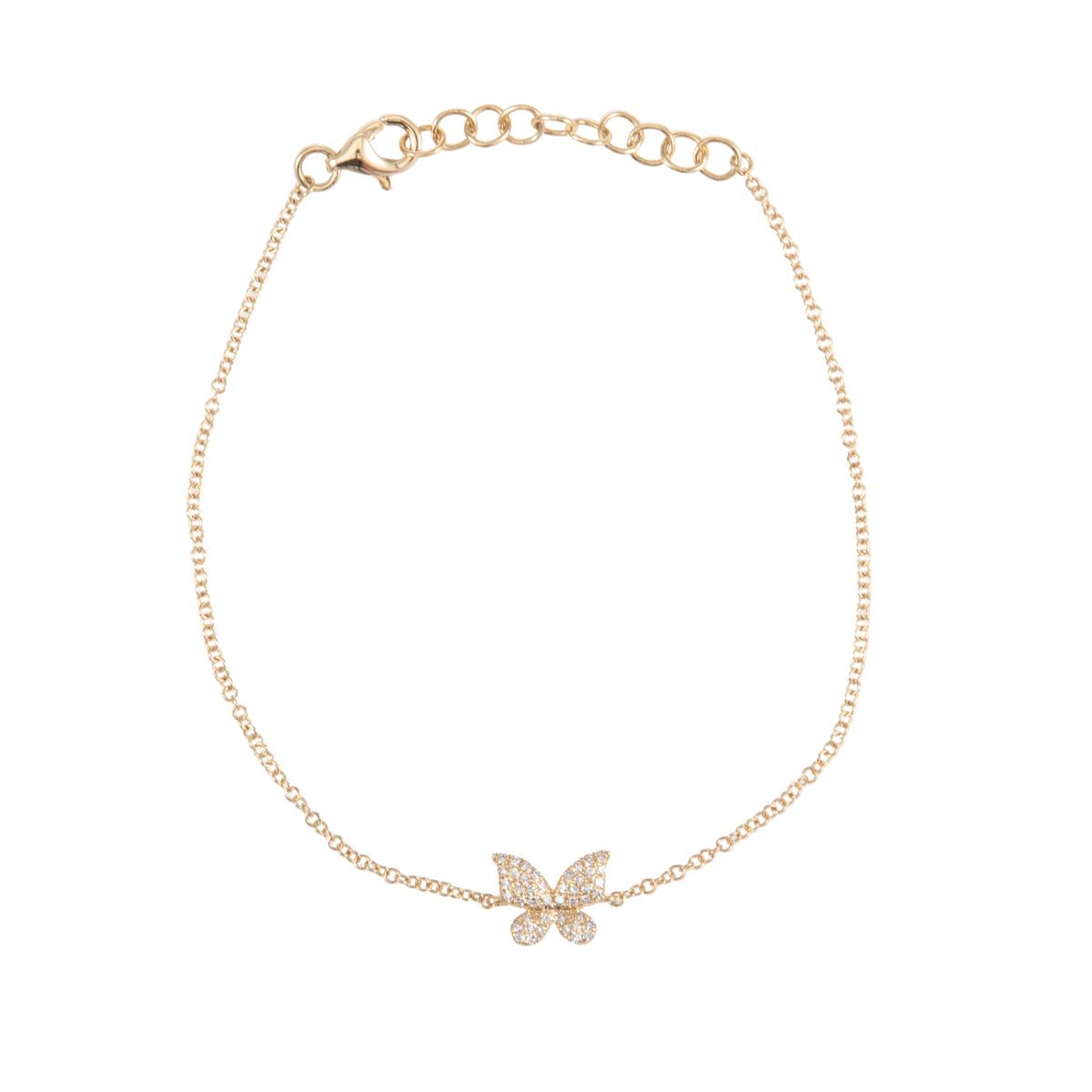 Pave Butterfly Bracelet