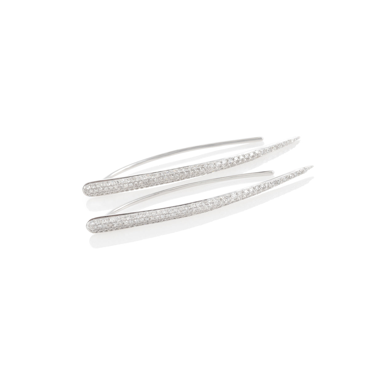 Pave Fang Earrings