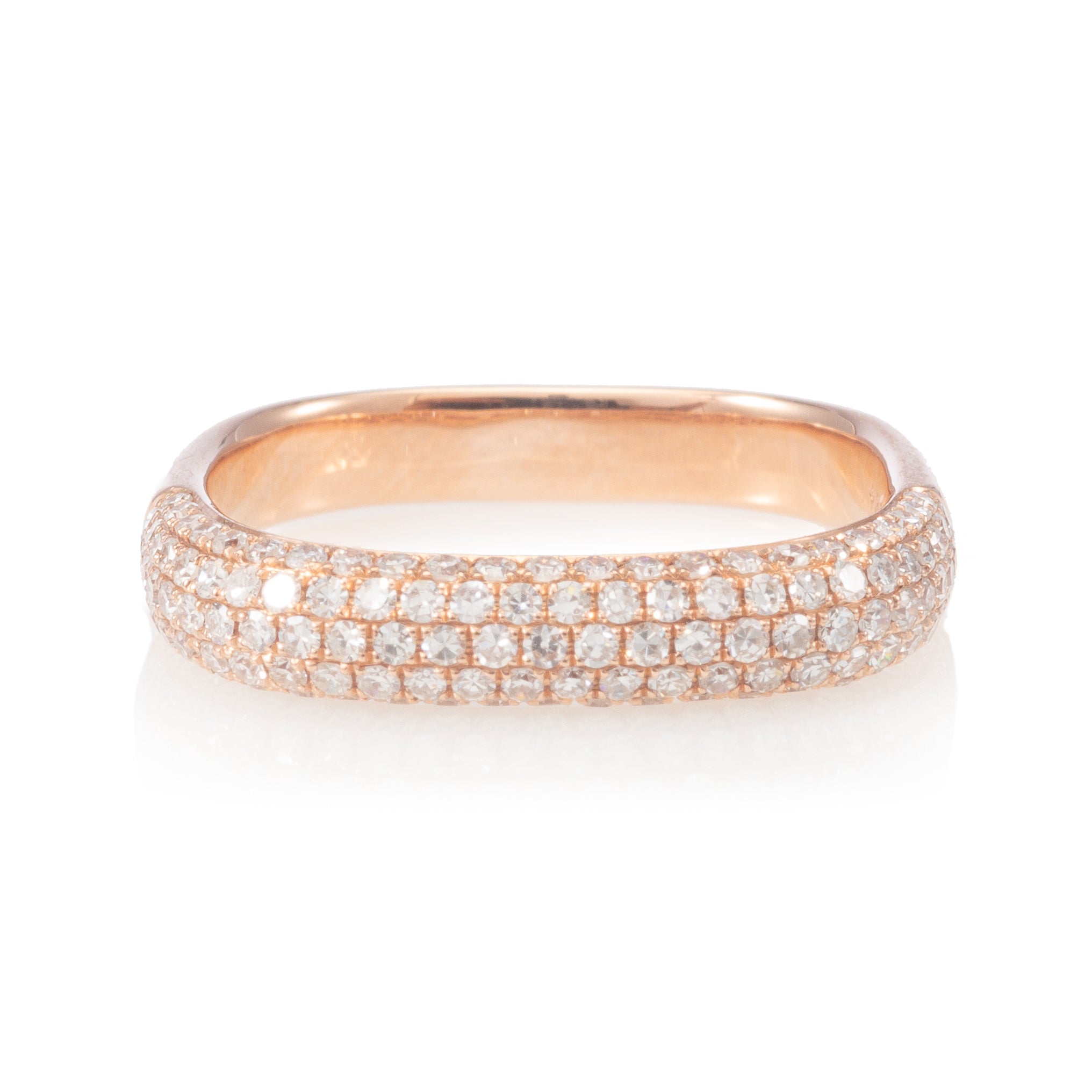 Wide Pave Set Diamond Ring | Lanes Jewellery & Prestige Watches In Holt,  Norfolk