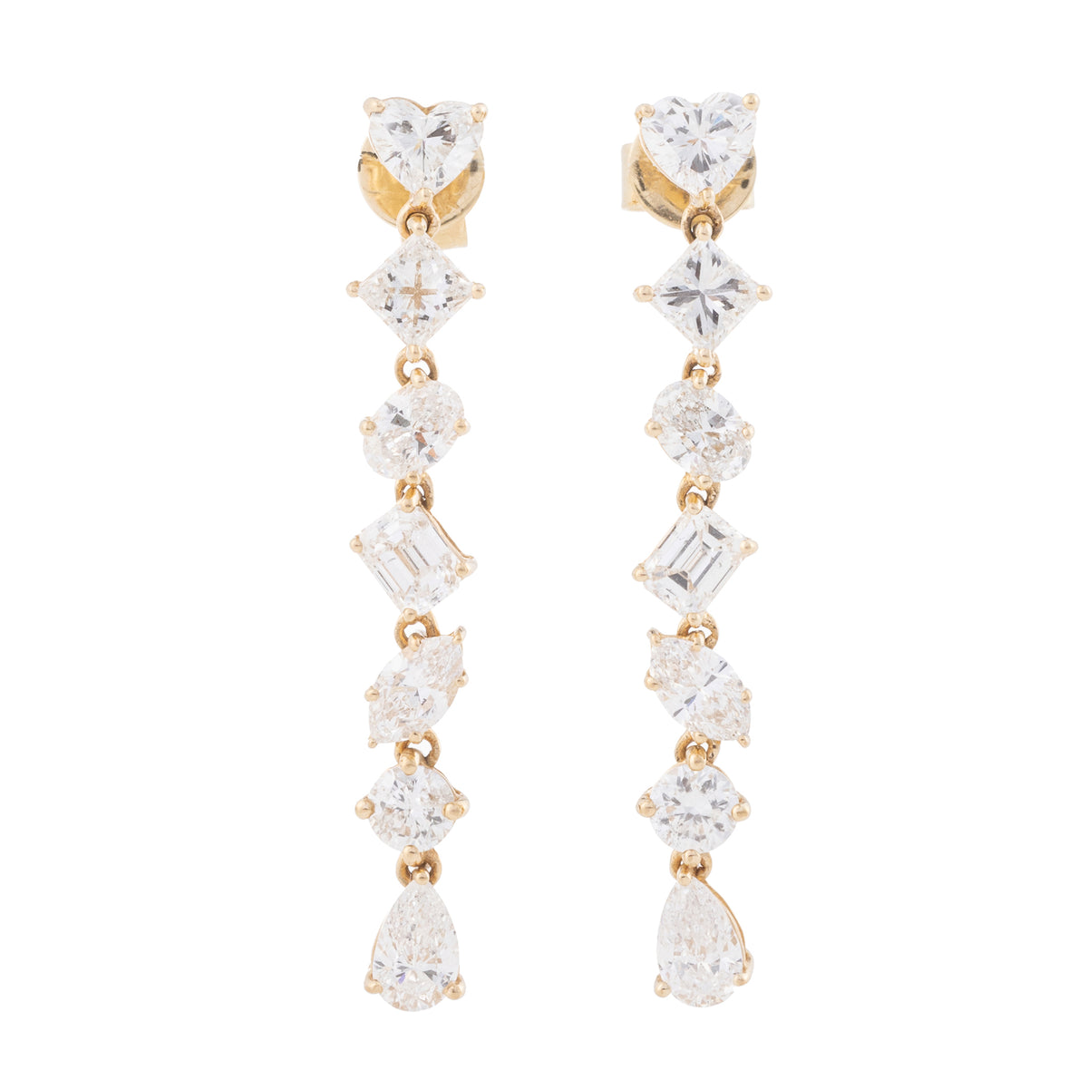 Petite Diamond Charm Dangles