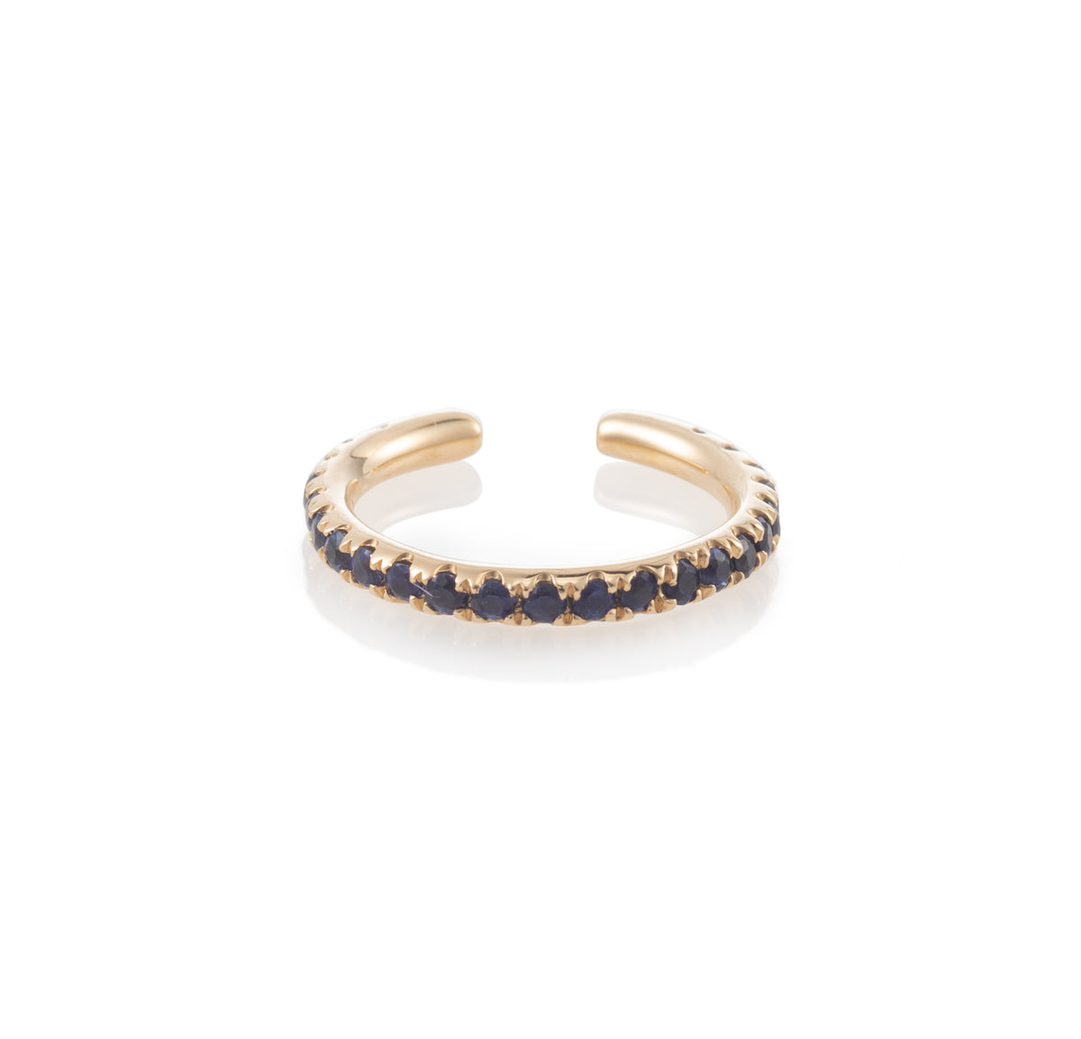 Single Row Sapphire Ear Cuff