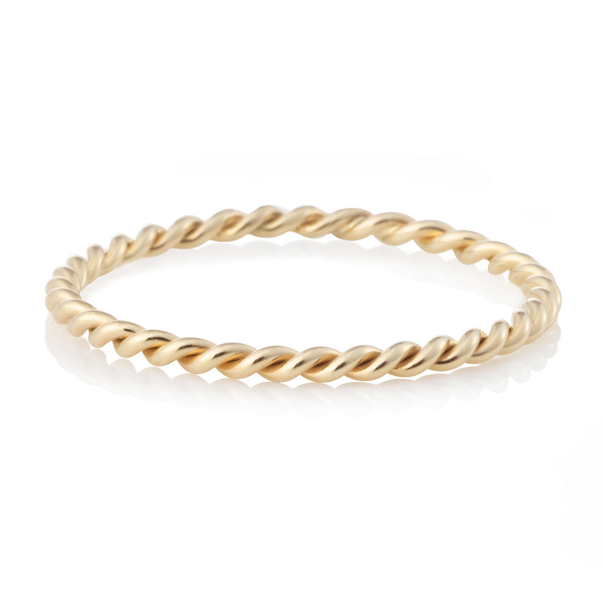 Solid Gold Twist Ring