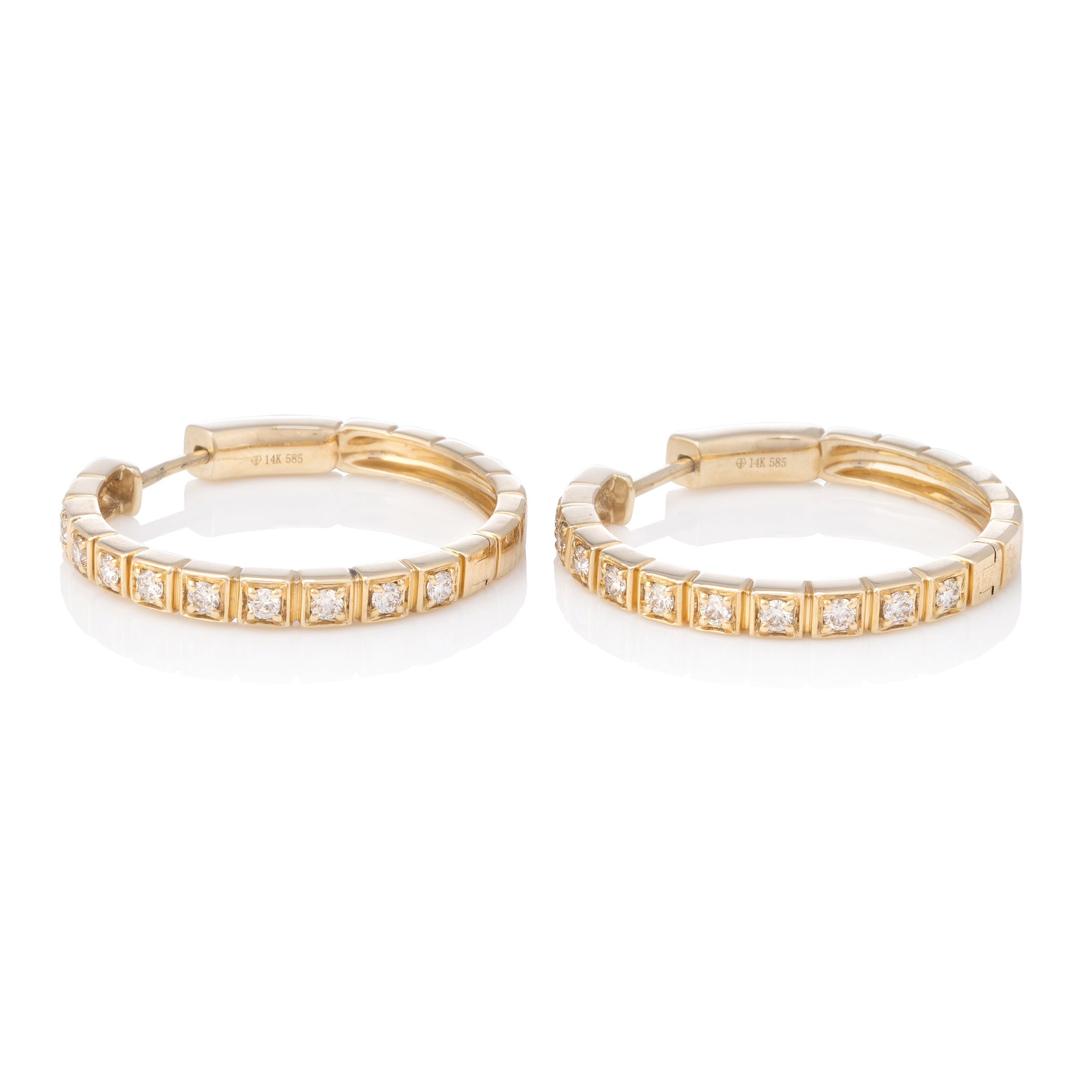 Tropez Diamond Hoops