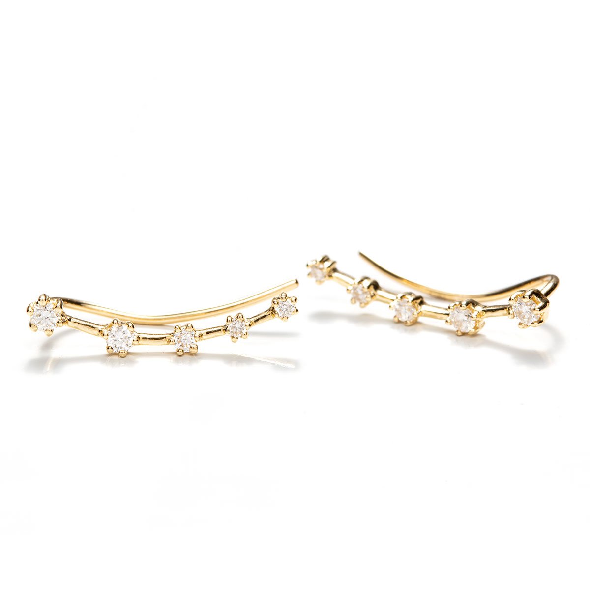Diamond Constellation Crawlers-Earrings-Zofia Day Co.