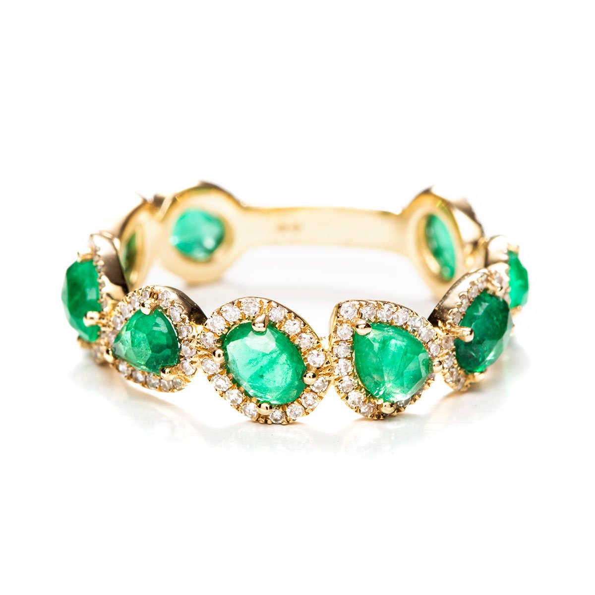 Dynasty Emerald Ring-Rings-Zofia Day Co.