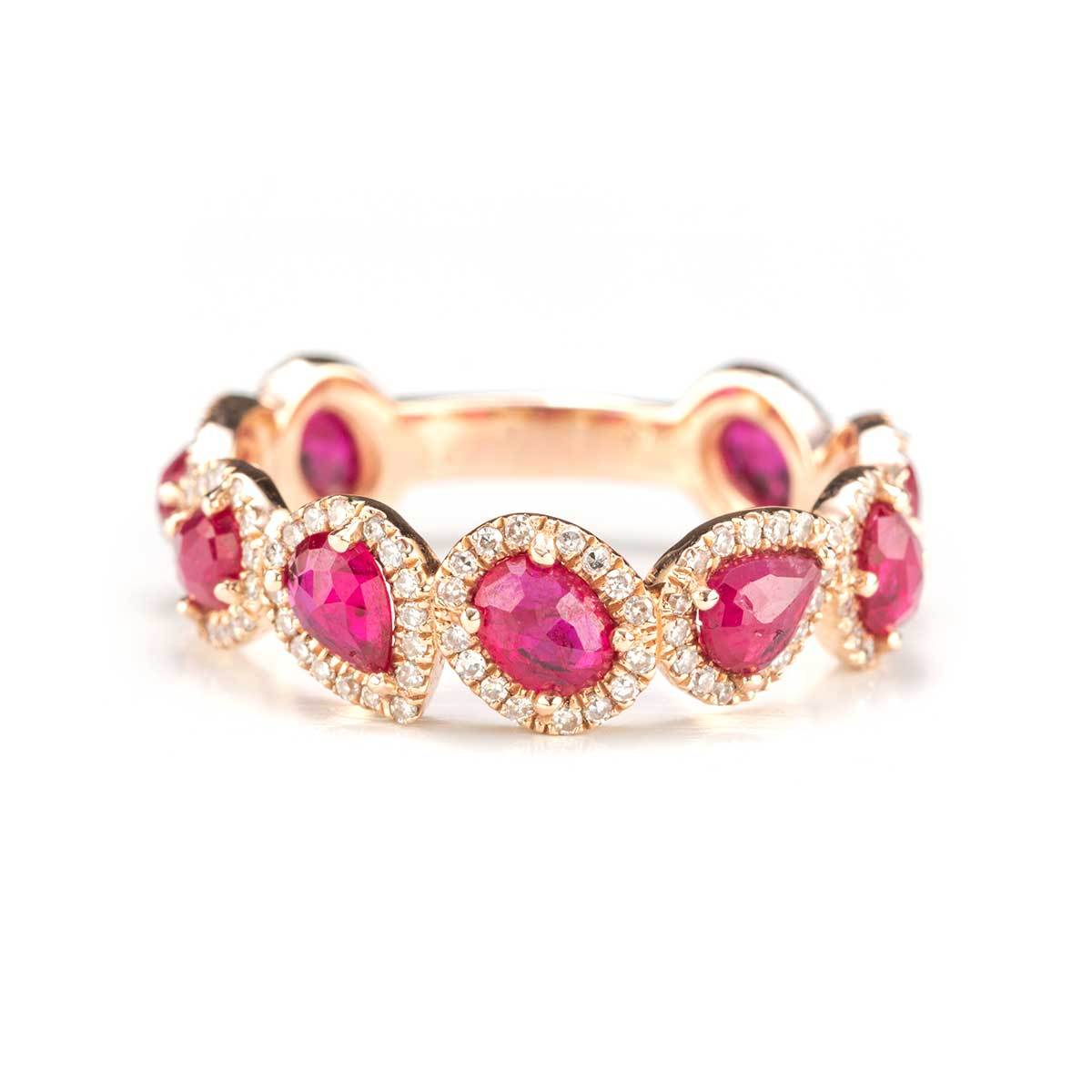 Dynasty Ruby Ring-Rings-Zofia Day Co.