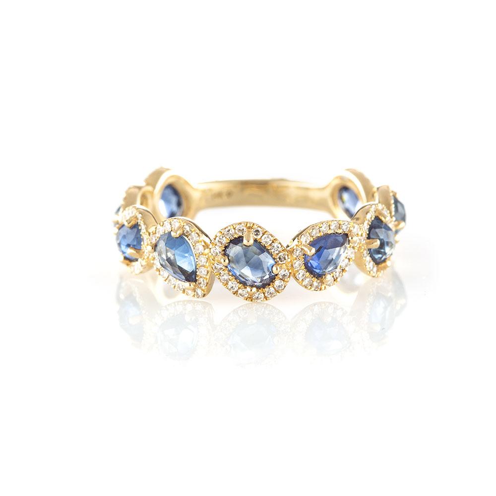 Dynasty Sapphire Ring-Rings-Zofia Day Co.