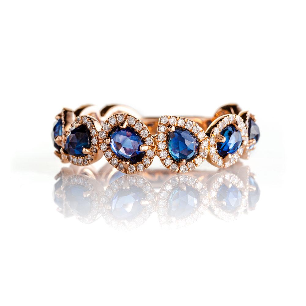 Dynasty Sapphire Ring-Rings-Zofia Day Co.