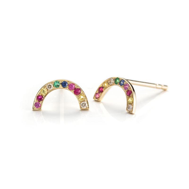 Over the Rainbow Studs-Earrings-Zofia Day Co.