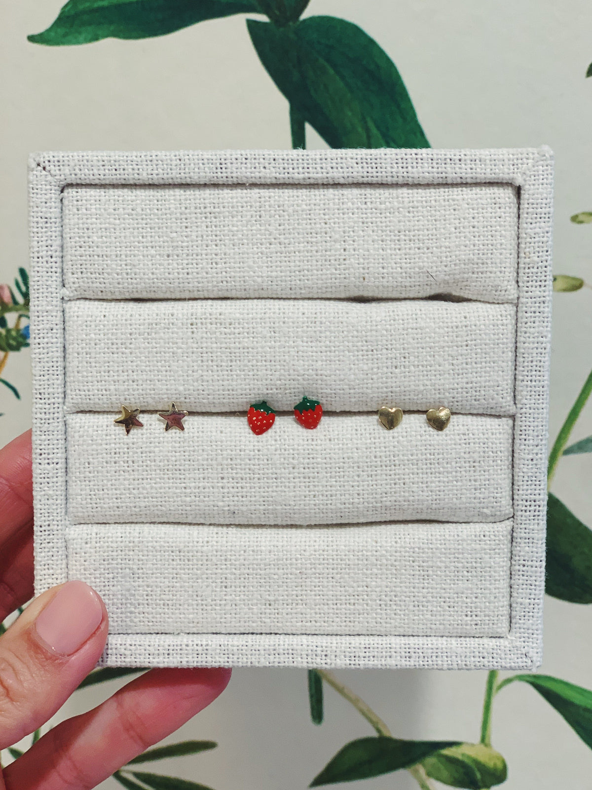 Petite Children&#39;s Heart Studs-Earrings-Zofia Day Co.