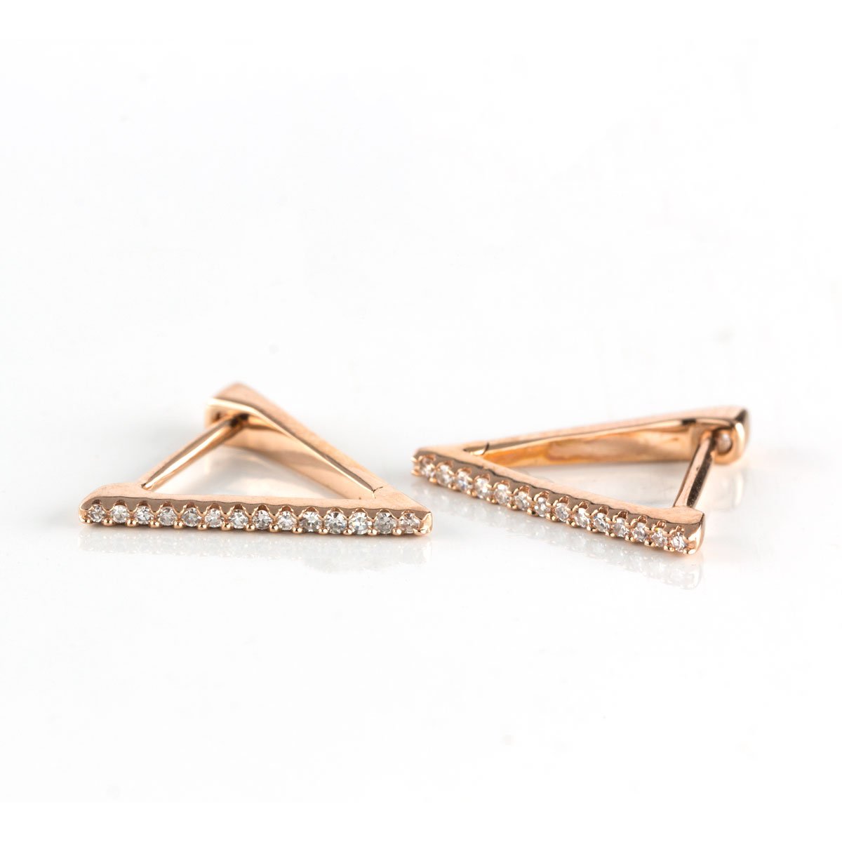 Petite V Studs