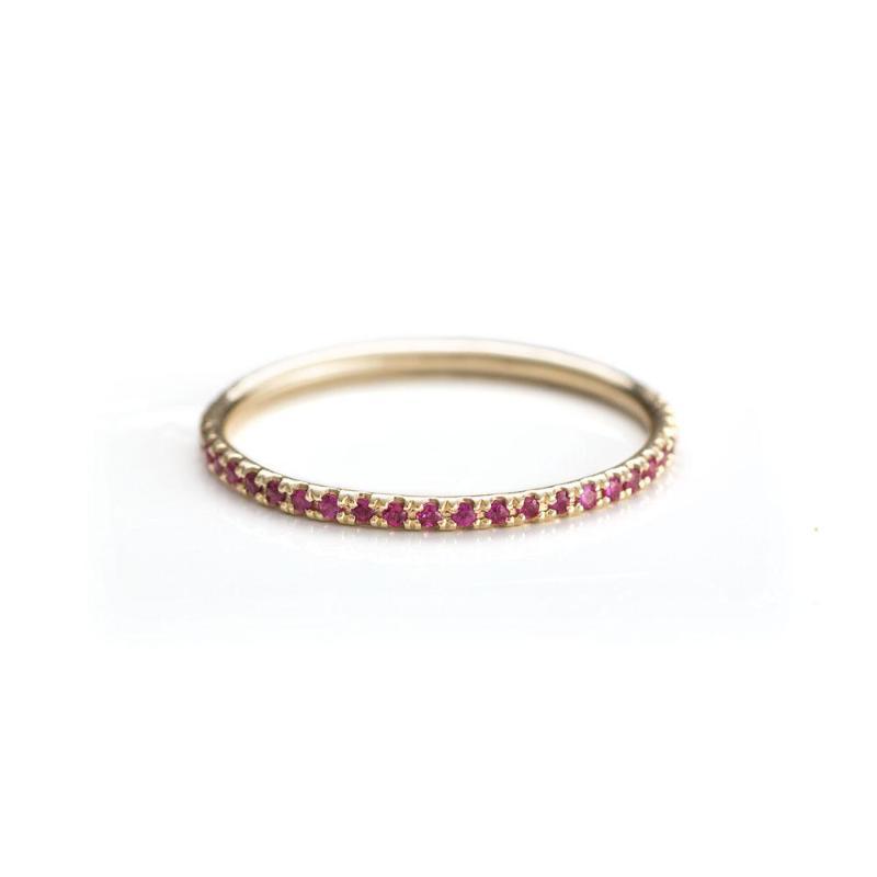 Ruby Stack Ring-Rings-Zofia Day Co.