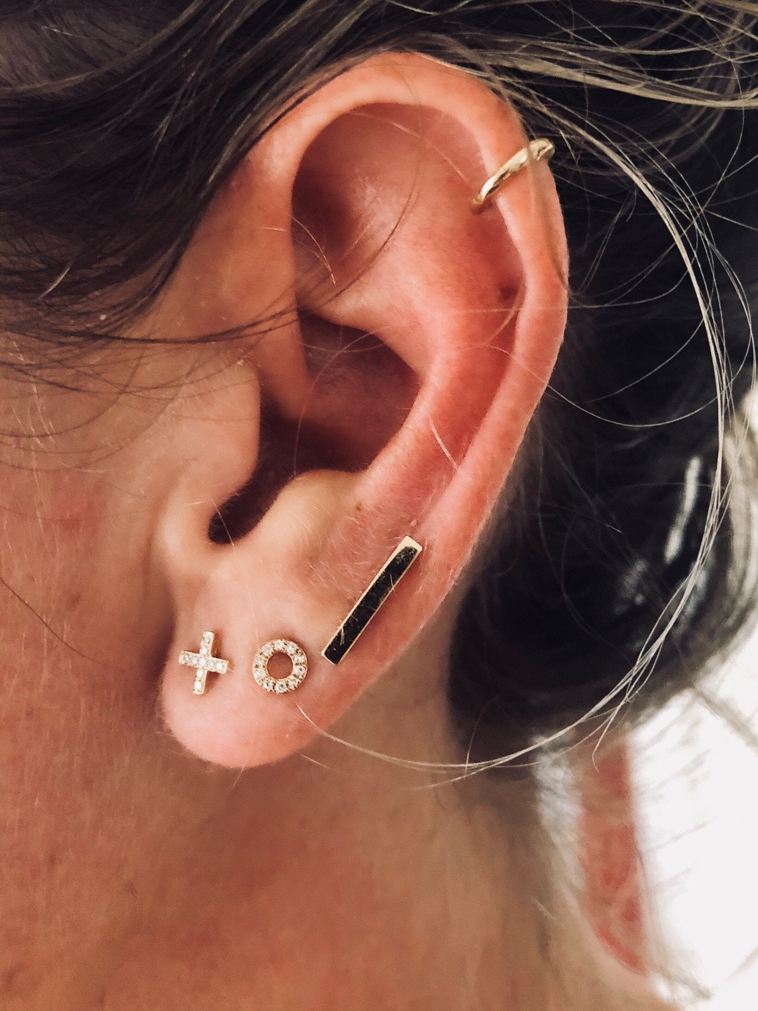 Petite XO Studs