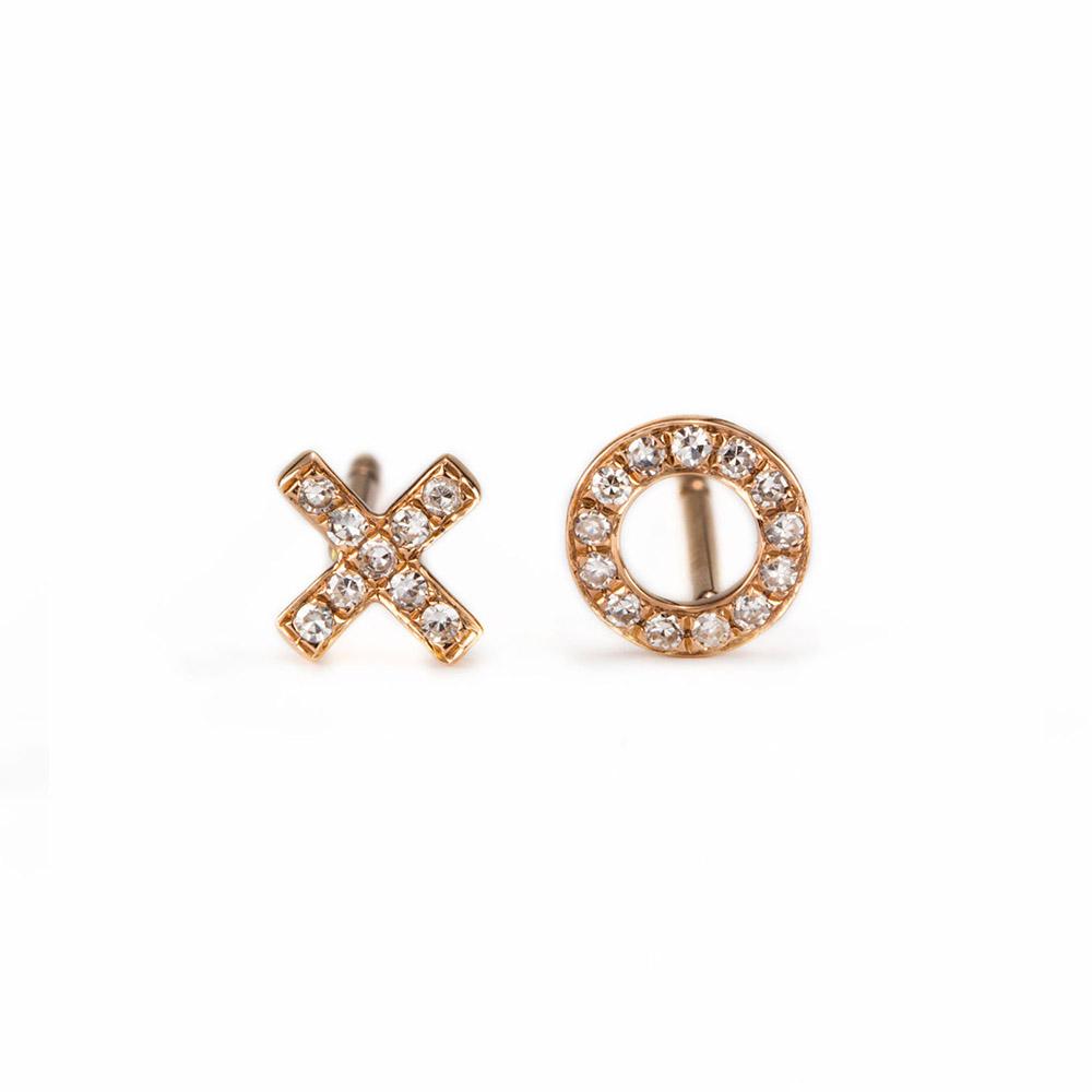 XO Studs-Earrings-Zofia Day Co.