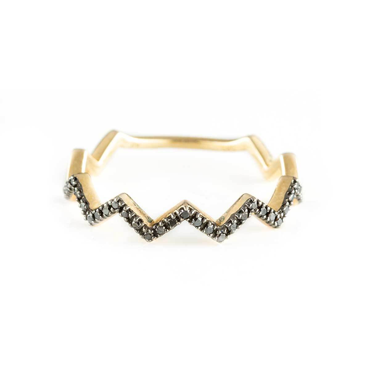 Zig Zag Ring-Rings-Zofia Day Co.